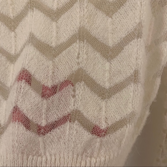 Hinge Chevron Cream Sweater - Picture 5 of 6